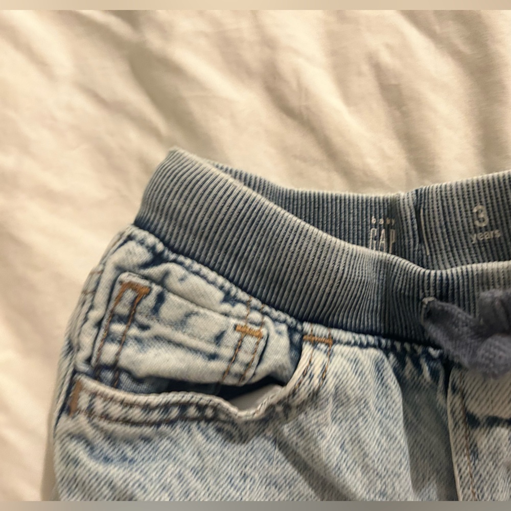 Light Blue Denim Baby Shorts baby gap - Picture 2 of 2